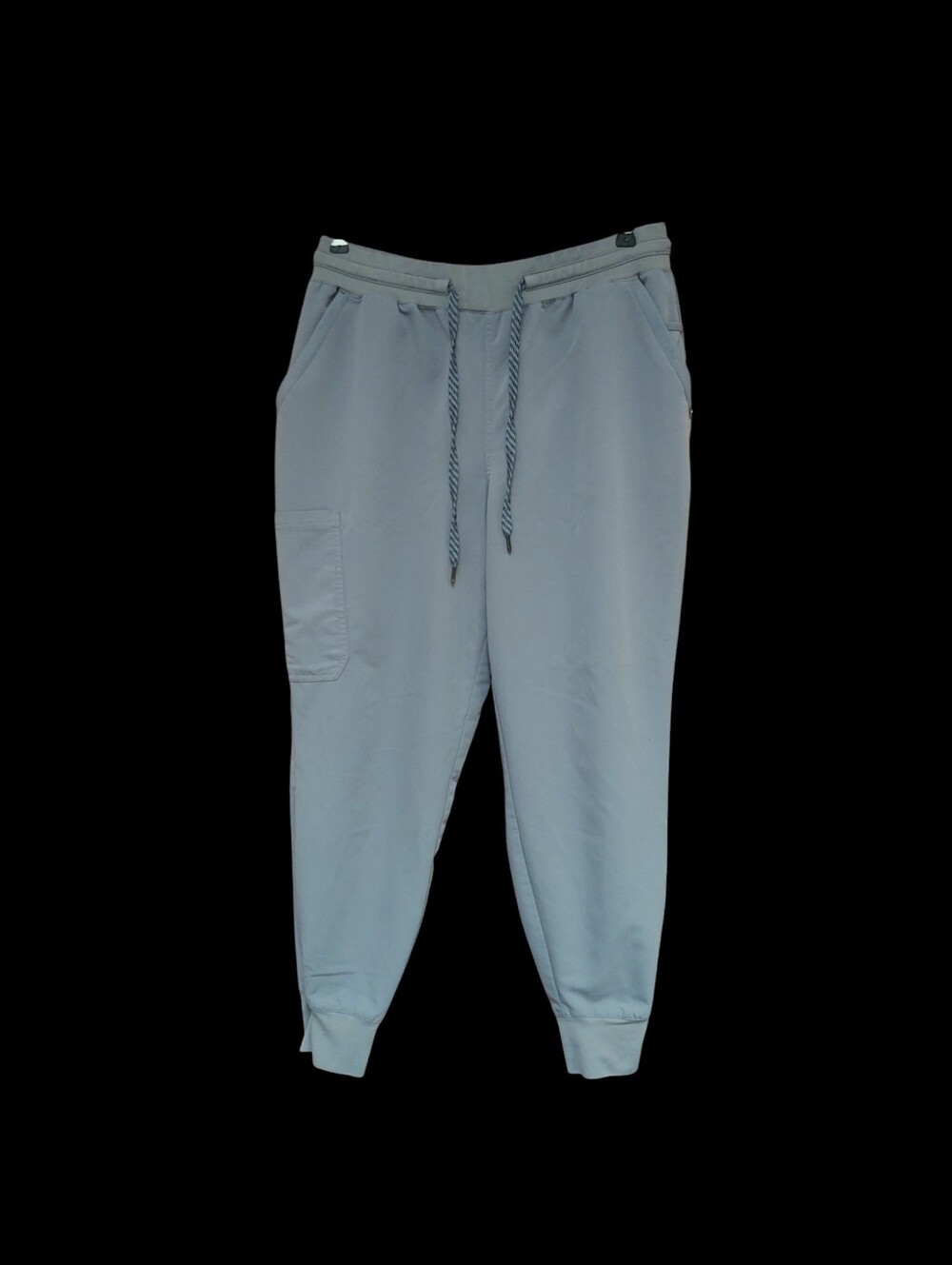 Jaanuu Women's Gray Jogger Scrub Pants Size L Petite